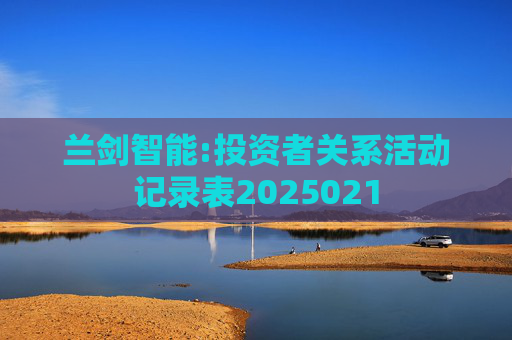 兰剑智能:投资者关系活动记录表2025021
