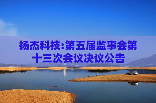 扬杰科技:第五届监事会第十三次会议决议公告