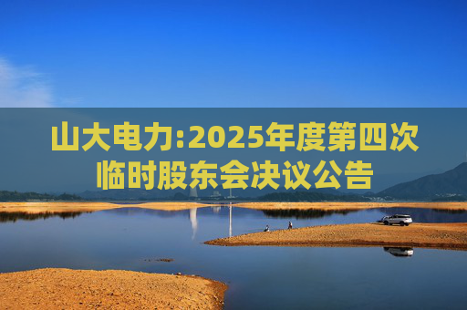 山大电力:2025年度第四次临时股东会决议公告
