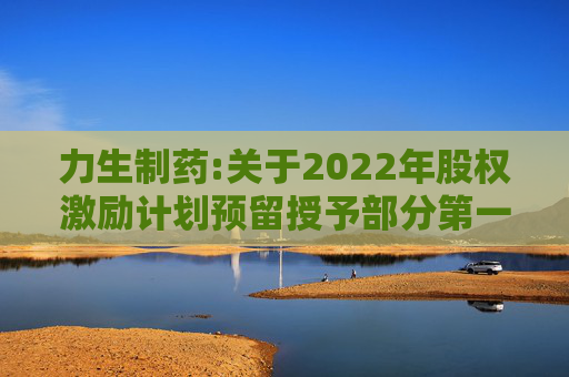 力生制药:关于2022年股权激励计划预留授予部分第一个解除限售期条件成就事项之法律意见书