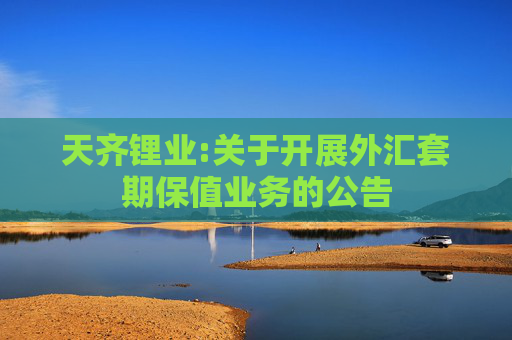 天齐锂业:关于开展外汇套期保值业务的公告  第1张