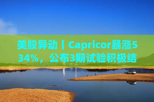 美股异动丨Capricor暴涨534%,公布3期试验积极结果 第1张 美股异动丨Capricor暴涨534%,公布3期试验积极结果 第1张