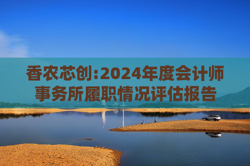 香农芯创:2024年度会计师事务所履职情况评估报告  第1张