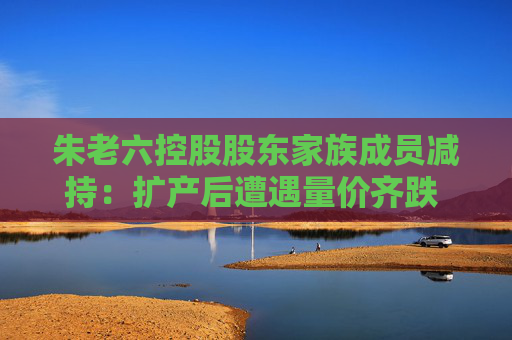 朱老六控股股东家族成员减持：扩产后遭遇量价齐跌 盈利能力连续下滑