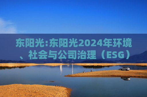 东阳光:东阳光2024年环境、社会与公司治理（ESG）报告