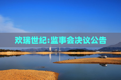 欢瑞世纪:监事会决议公告  第1张