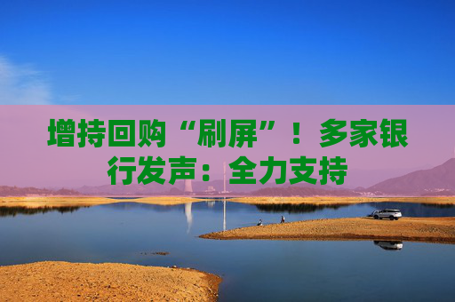 增持回购“刷屏”！多家银行发声：全力支持  第1张