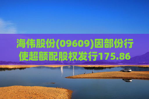 海伟股份(09609)因部份行使超额配股权发行175.86万股