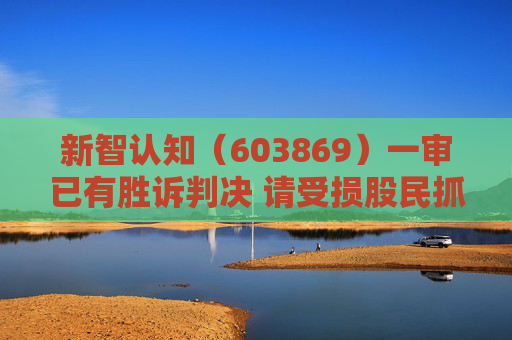 新智认知（603869）一审已有胜诉判决 请受损股民抓紧时间上车