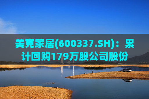 美克家居(600337.SH)：累计回购179万股公司股份
