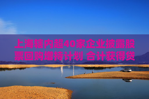 上海辖内超40家企业披露股票回购增持计划 合计获得贷款金额上限约100亿元