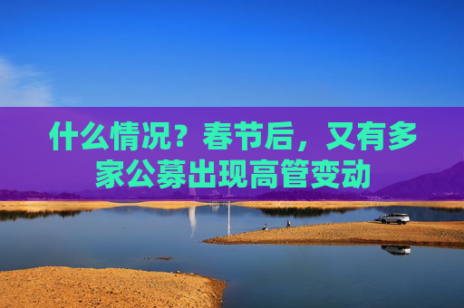 什么情况？春节后，又有多家公募出现高管变动