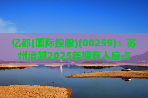 亿都(国际控股)(00259)：苏州清越2025年拥有人应占亏损约为9100万元 同比增长约32%