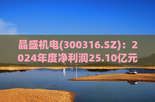 晶盛机电(300316.SZ)：2024年度净利润25.10亿元 拟10派4元  第1张