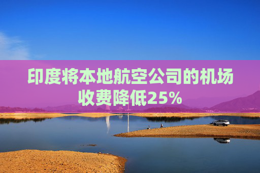 印度将本地航空公司的机场收费降低25%