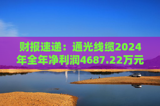 财报速递：通光线缆2024年全年净利润4687.22万元