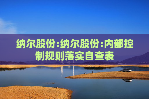 纳尔股份:纳尔股份:内部控制规则落实自查表