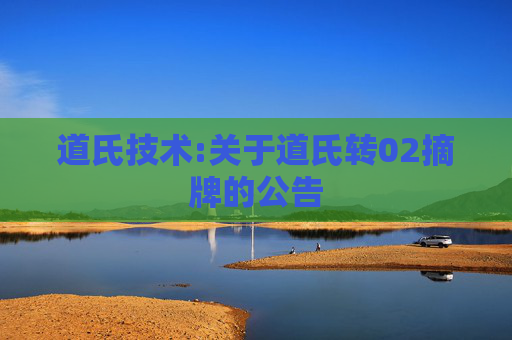 道氏技术:关于道氏转02摘牌的公告  第1张