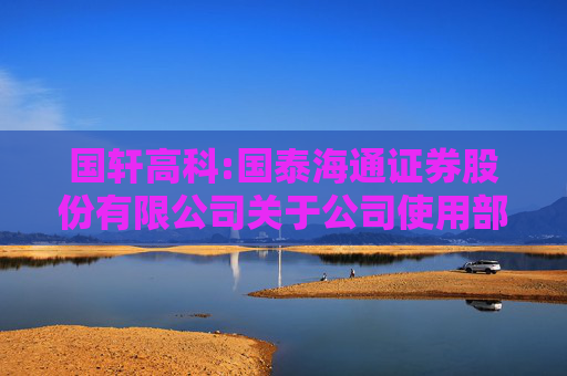 国轩高科:国泰海通证券股份有限公司关于公司使用部分闲置募集资金暂时补充流动资金的核查意见
