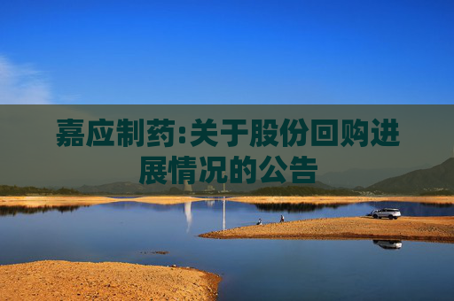 嘉应制药:关于股份回购进展情况的公告