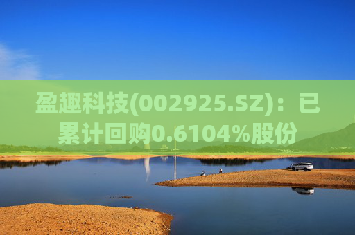 盈趣科技(002925.SZ)：已累计回购0.6104%股份