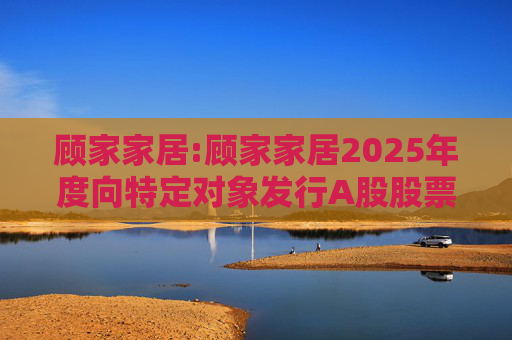 顾家家居:顾家家居2025年度向特定对象发行A股股票方案论证分析报告
