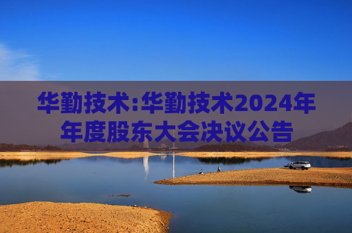 华勤技术:华勤技术2024年年度股东大会决议公告