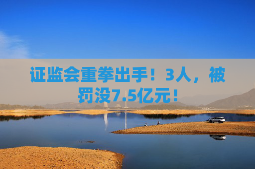 证监会重拳出手！3人，被罚没7.5亿元！