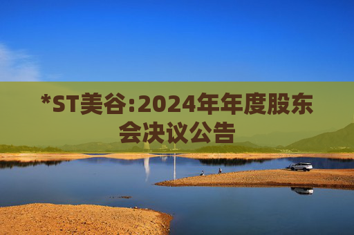 *ST美谷:2024年年度股东会决议公告