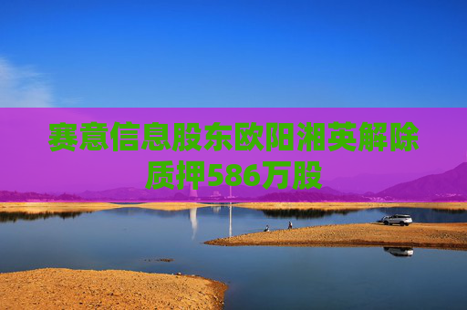赛意信息股东欧阳湘英解除质押586万股