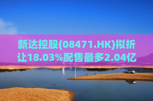 新达控股(08471.HK)拟折让18.03%配售最多2.04亿股 净筹2000万港元