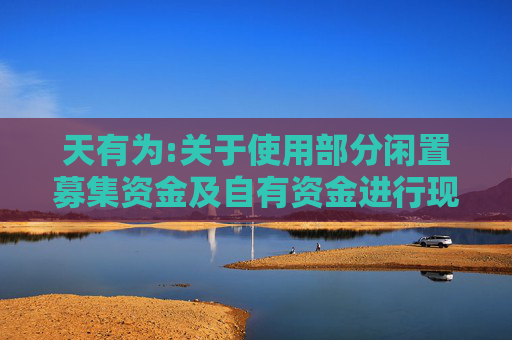 天有为:关于使用部分闲置募集资金及自有资金进行现金管理的公告