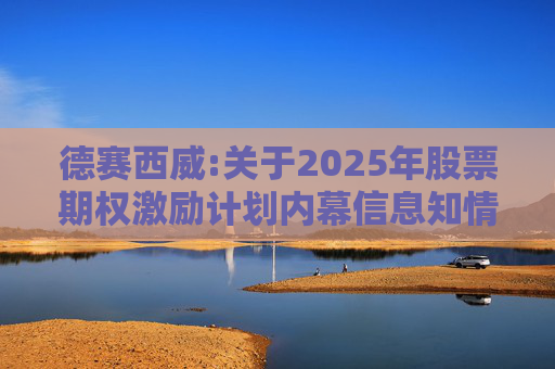 德赛西威:关于2025年股票期权激励计划内幕信息知情人买卖公司股票情况的自查报告  第1张