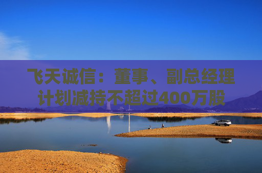 飞天诚信：董事、副总经理计划减持不超过400万股