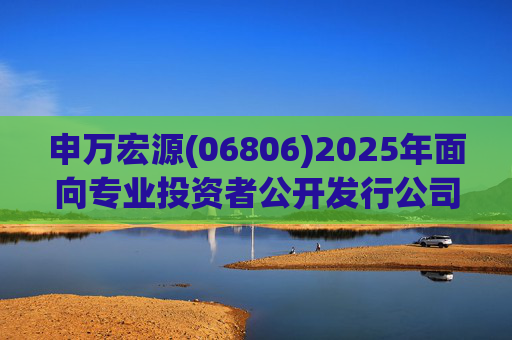 申万宏源(06806)2025年面向专业投资者公开发行公司债券(第二期)品种二票面利率为1.93%