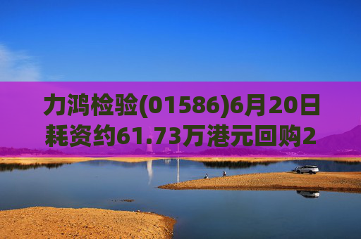 力鸿检验(01586)6月20日耗资约61.73万港元回购25.2万股