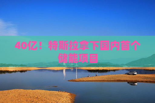 40亿！特斯拉拿下国内首个储能项目