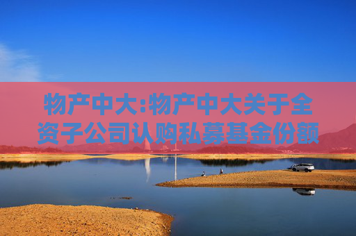 物产中大:物产中大关于全资子公司认购私募基金份额的进展公告