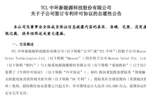 签下16.5亿元BC技术授权 两大光伏巨头握手言和