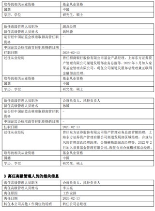 泉果基金官宣管理层变动：李云亮升任总经理 董事长任莉不再担任总经理职务