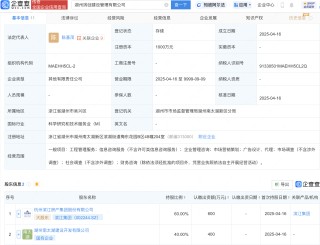 滨江集团等在湖州成立建设管理新公司