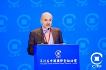 亚洲基础设施投资银行代理首席财务官多梅尼科•纳尔代利出席“第二十二届中国国际金融论坛”