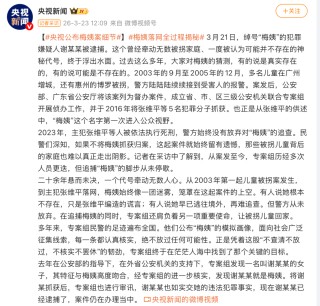 “梅姨案”细节公布！