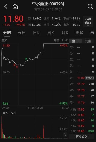 午后猛拉！000798，涨停！这一板块突然爆发