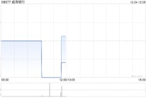 威海银行拟向财鑫资产发行不超过约3.28亿股内资股 募资不超过10.79亿元