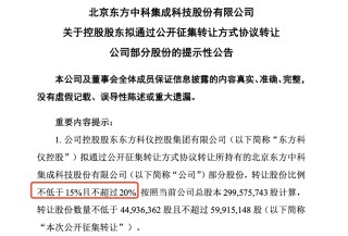 中科院旗下公司，拟易主