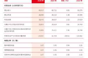 北京银行：2024年实现归母净利润258.31亿元，同比增长0.81%