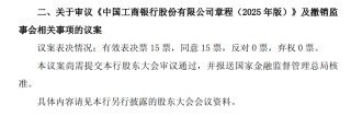多家国有大行同日官宣：撤销监事会