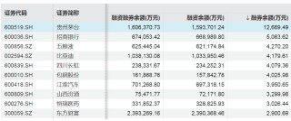 这些股票，融资净买入金额居前