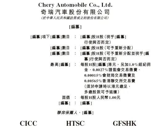 奇瑞汽车，拟赴香港上市反馈意见，要求说明境内外募投项目履行审批、核准或备案进展情况等  第2张